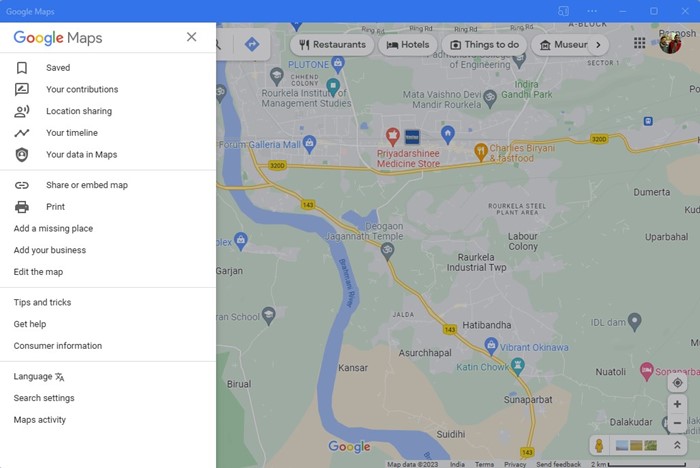 Google Maps PWA