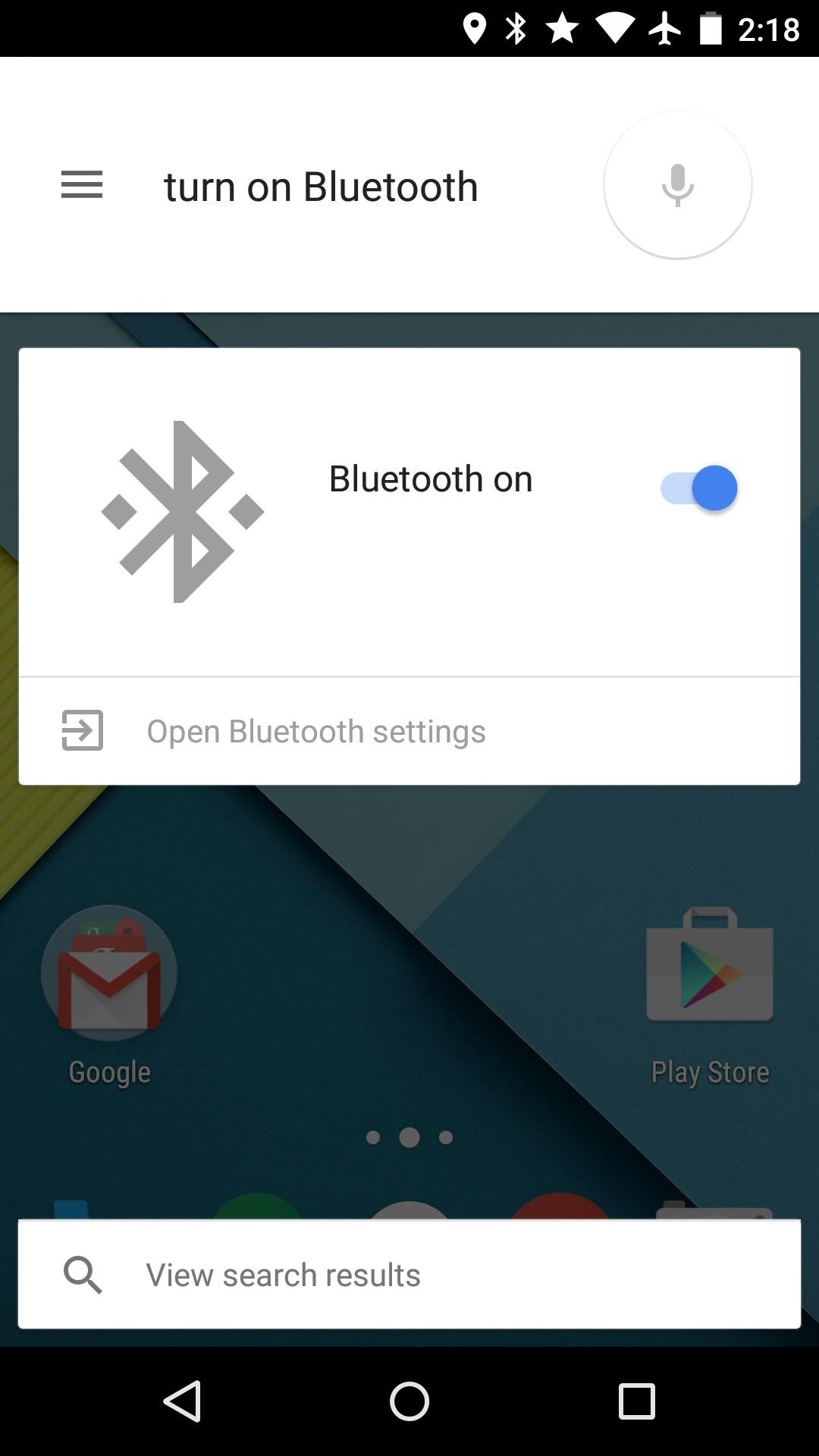 Google Now Gets Voice Toggles for Wi-Fi, Bluetooth, & Flashlight