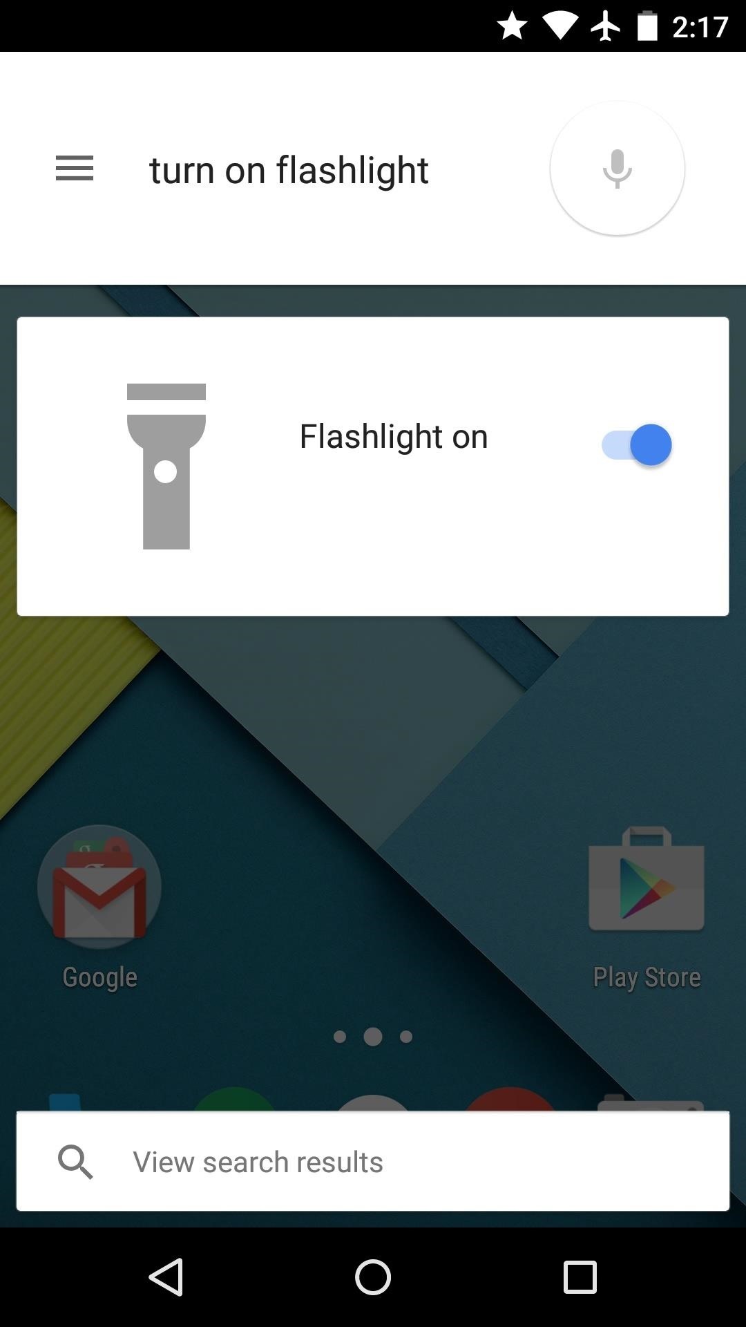 Google Now Gets Voice Toggles for Wi-Fi, Bluetooth, & Flashlight