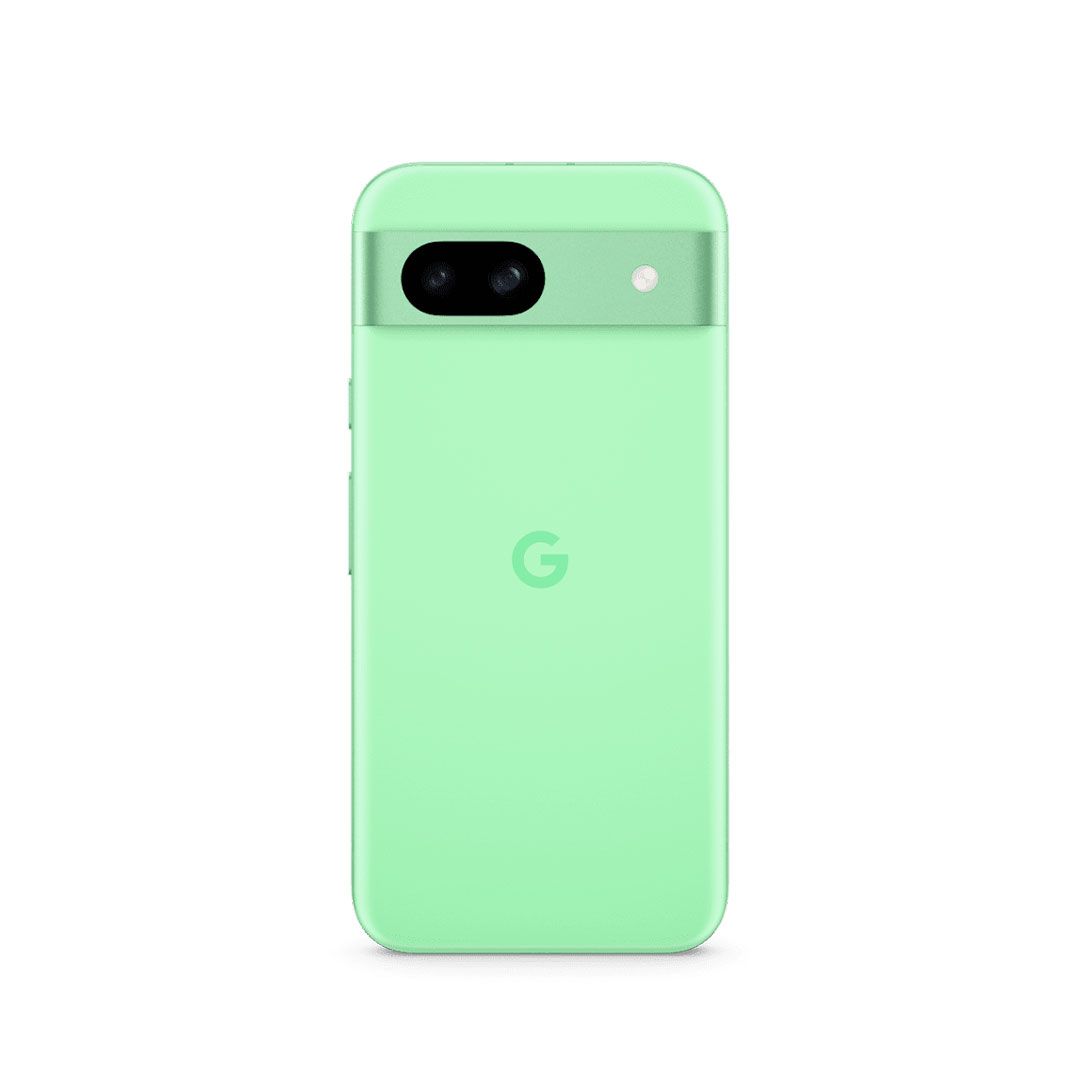 Google Pixel 8a on a white background