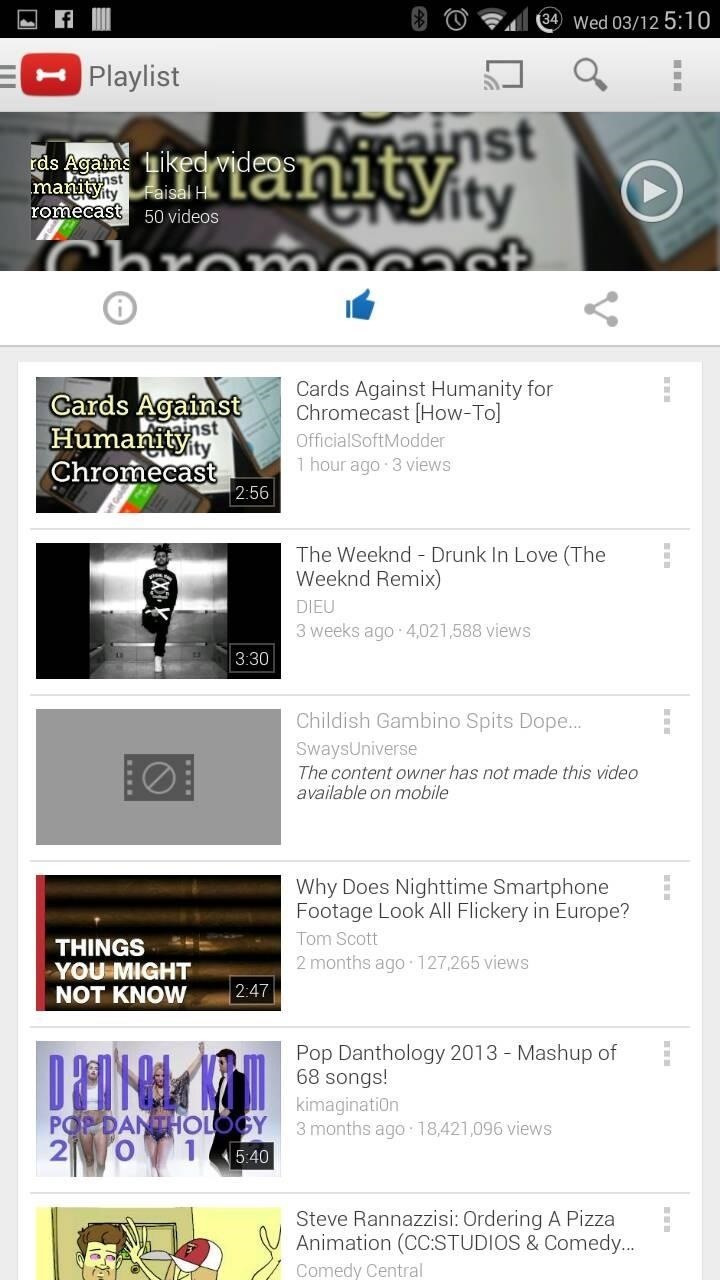 Google Releases "Dogfood" YouTube App to Google Play