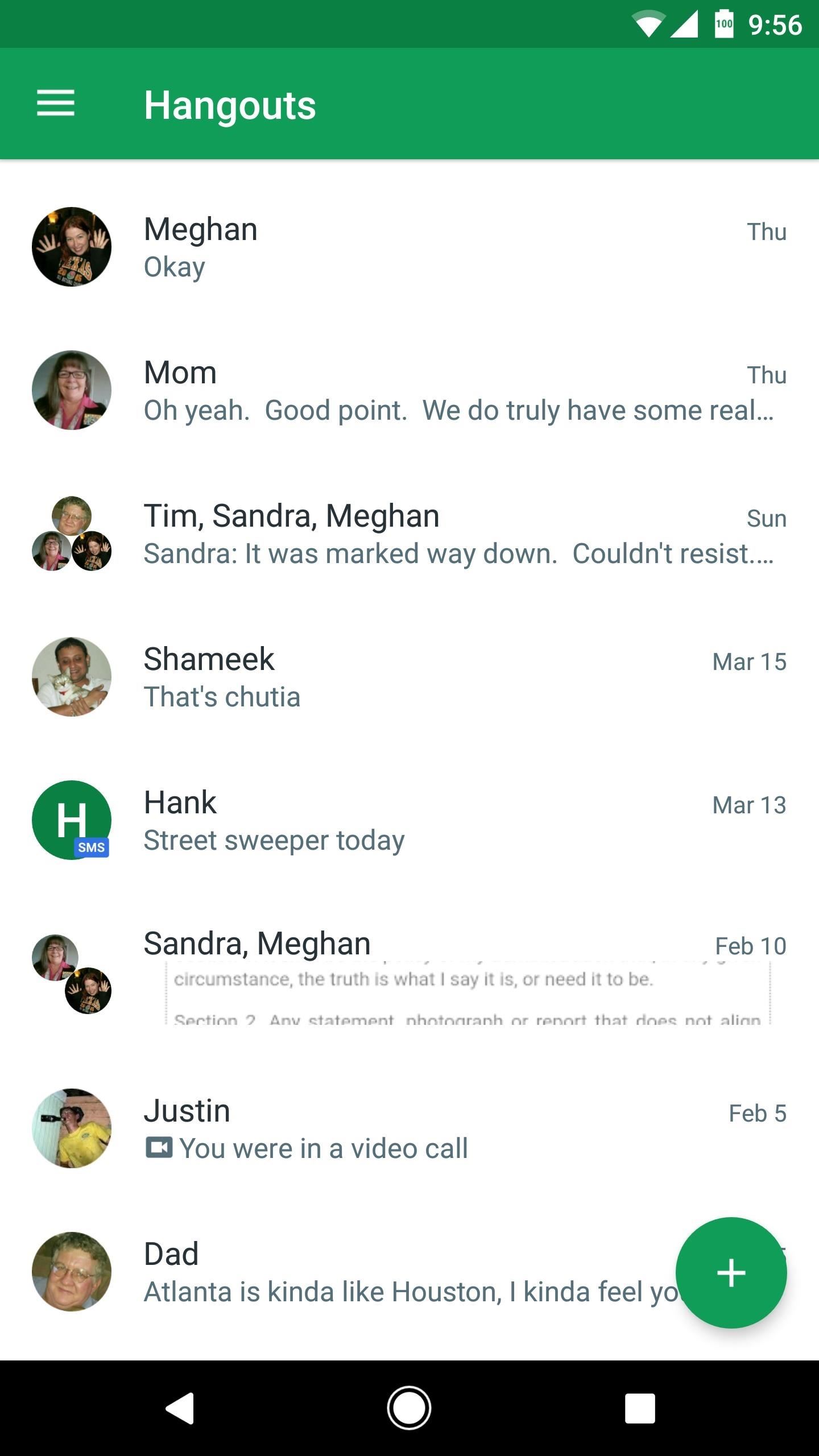 Google to Remove SMS Features from Hangouts (Update: New Version Rolling Out)