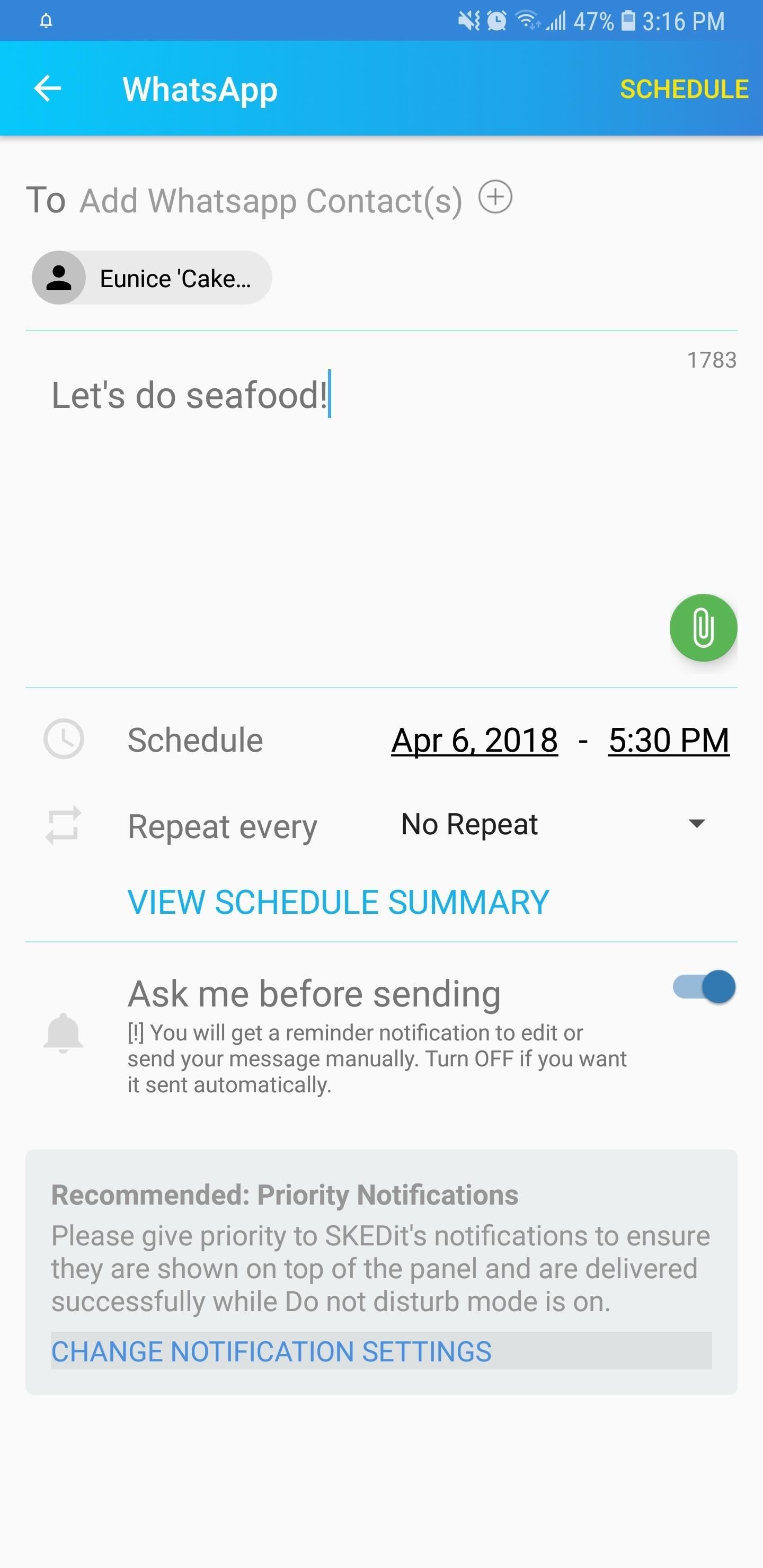 Hacking WhatsApp: How to Schedule Messages to Send Automatically