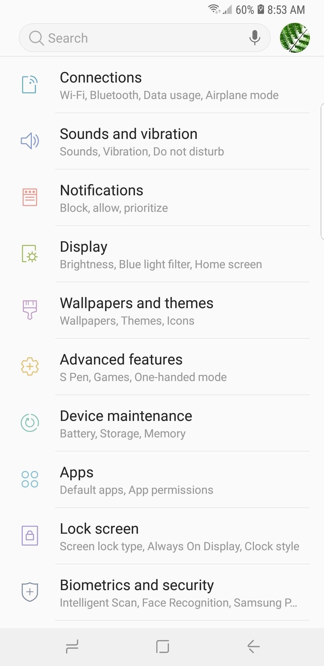 Here's What's New in the Settings Menu on Samsung's One UI