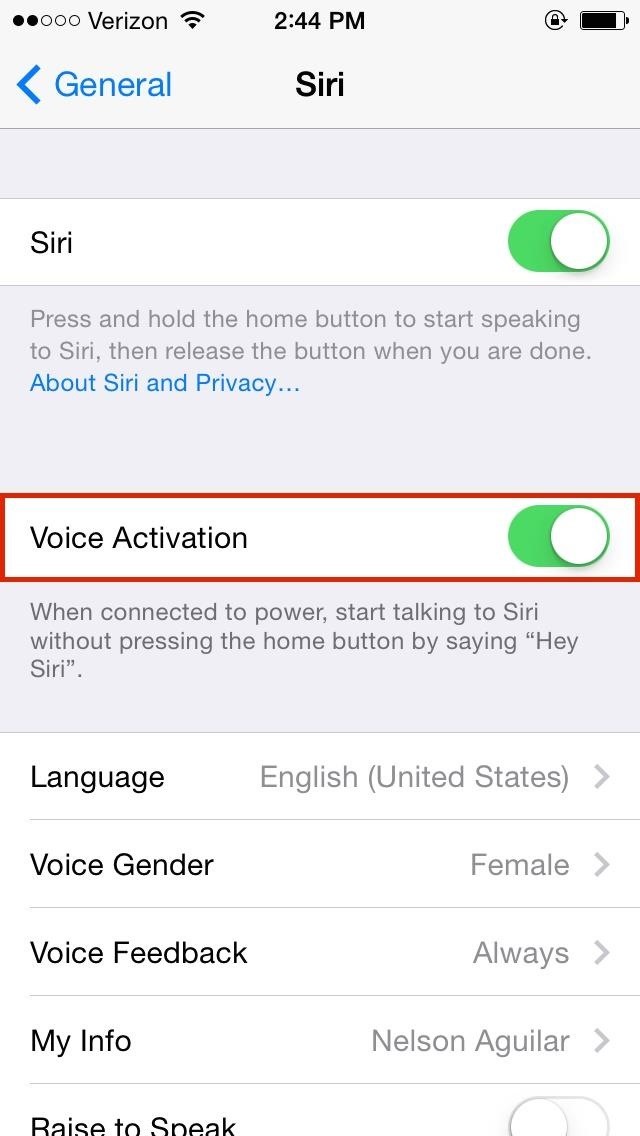 Hey, Siri: How to Activate Siri in iOS 8 Without Lifting a Finger