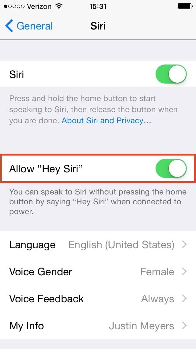 Hey, Siri: How to Activate Siri in iOS 8 Without Lifting a Finger