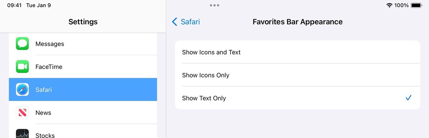 This Hidden Setting Gives Safari's Favorites Bar Better-Looking Shortcuts to Your Most-Used Bookmarks