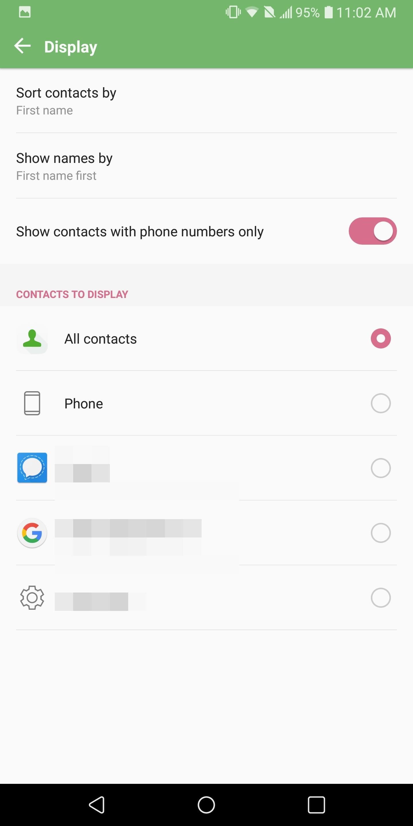 How to Hide Contacts That Don't Have Phone Numbers on Android