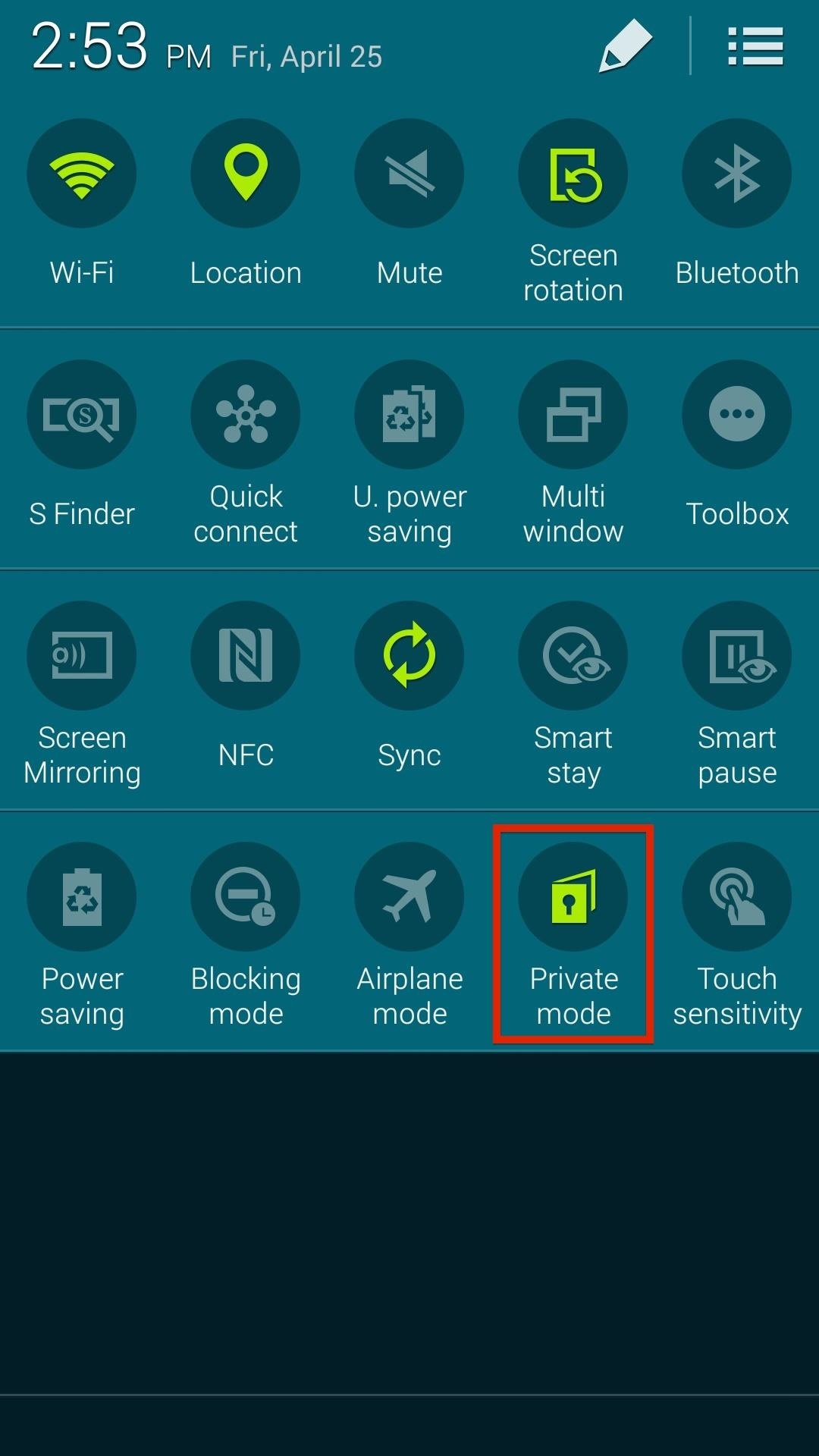 How to Hide Secret Files on Your Galaxy S5 Using Samsung's Built-In Private Mode