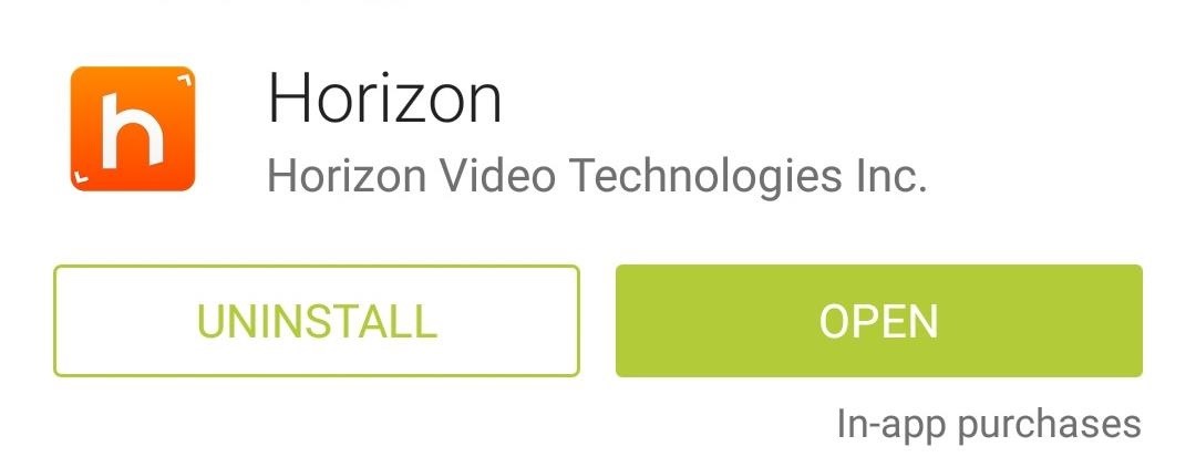 Horizon: The Solution to Crappy Vertical Videos on Android