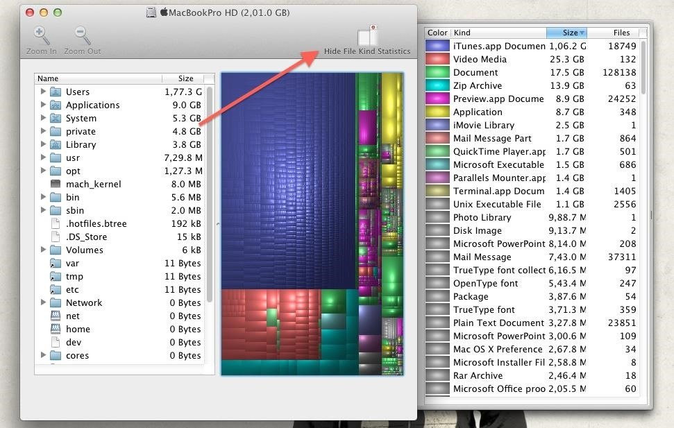 Hunt Down Space-Hogging Files on Your Mac with Disk Inventory X