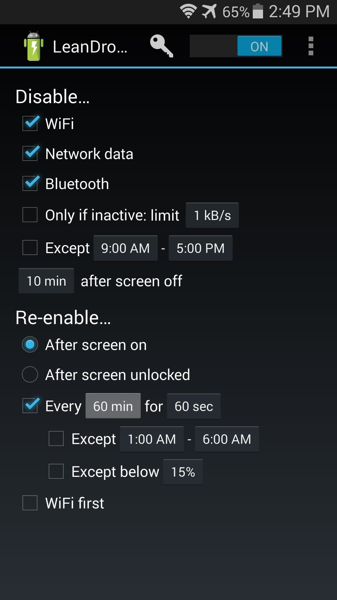 How to Increase Battery Life on Your Samsung Galaxy S5 by Automating Data