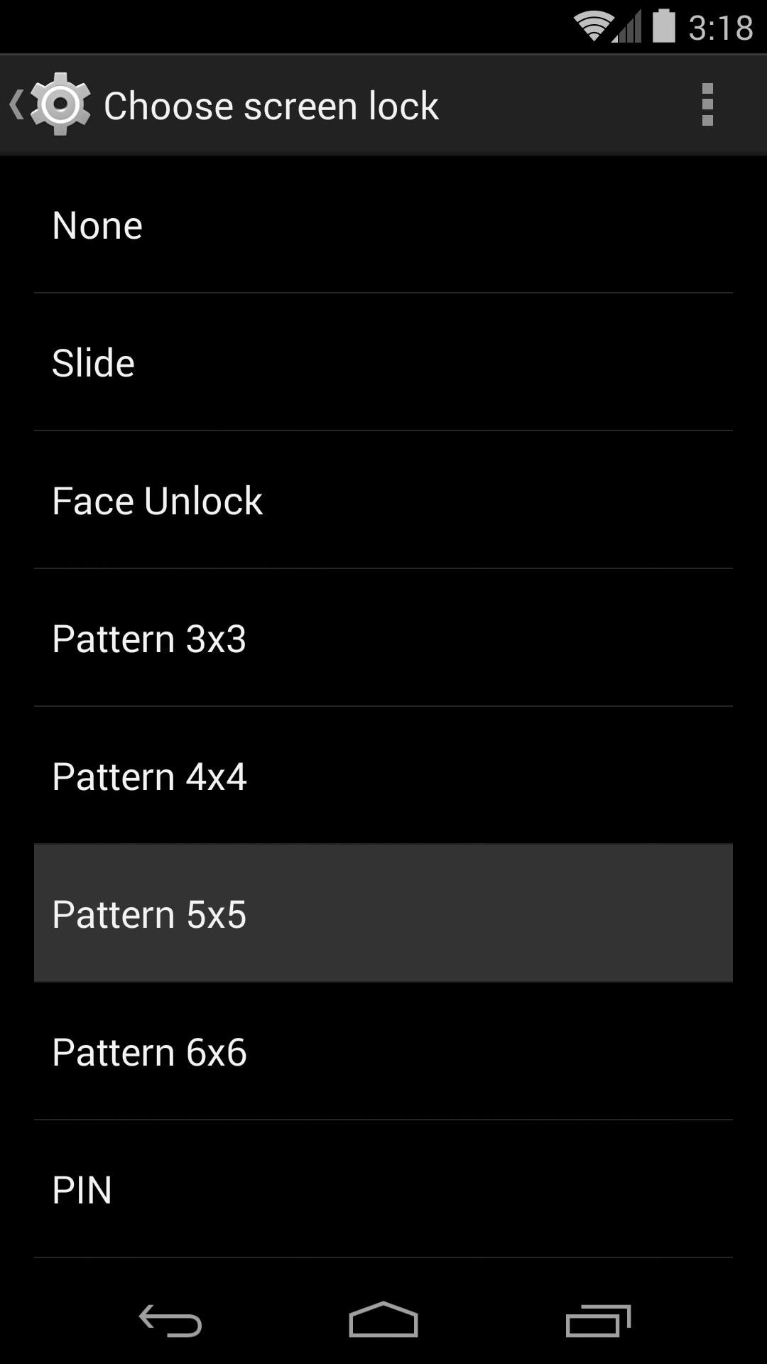 Increase Pattern Lock Screen Security on Your Nexus 5 with Larger Grid Sizes