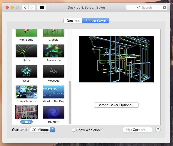 How to Install the Classic Windows 3D Pipes Screensaver on Your Mac