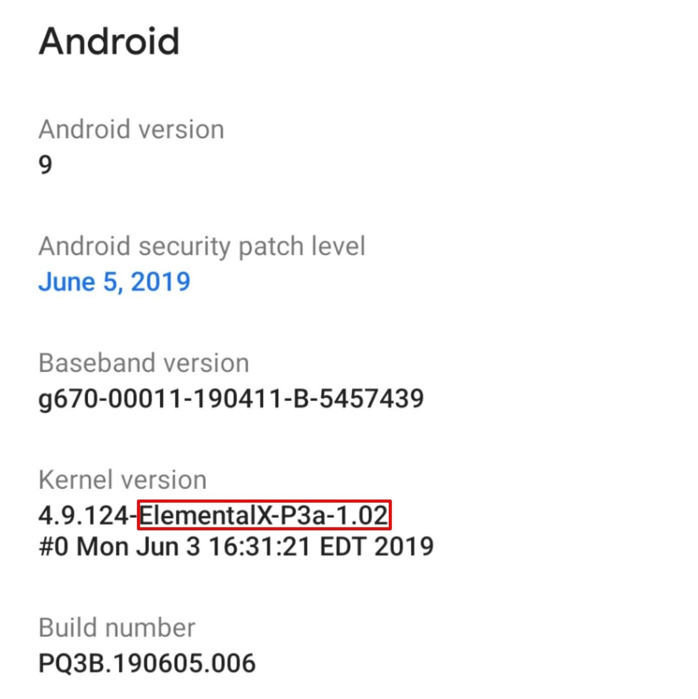 How to Install the ElementalX Custom Kernel on Your Pixel 3a