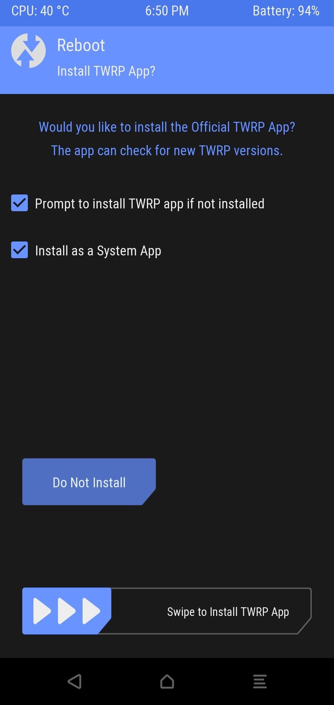 How to Install TWRP Custom Recovery on Your OnePlus 6