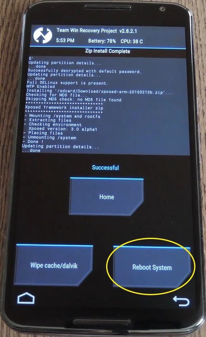 How to Install the Xposed Framework on Android Lollipop Devices