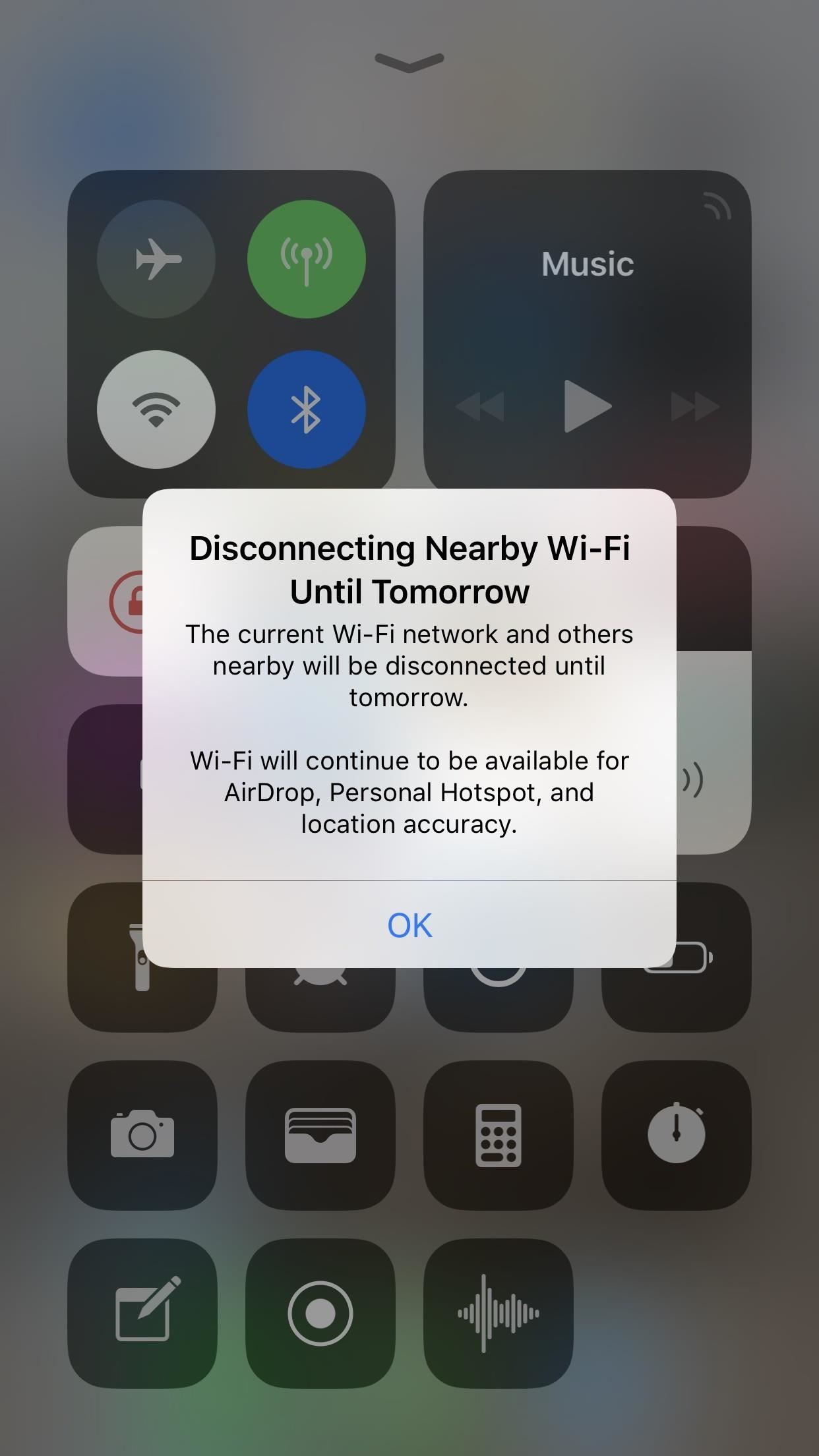 iOS 11.2 Beta 3 Released, Includes Pop-Up Alerts for Wi-Fi & Bluetooth Controls, New Control Center Bar