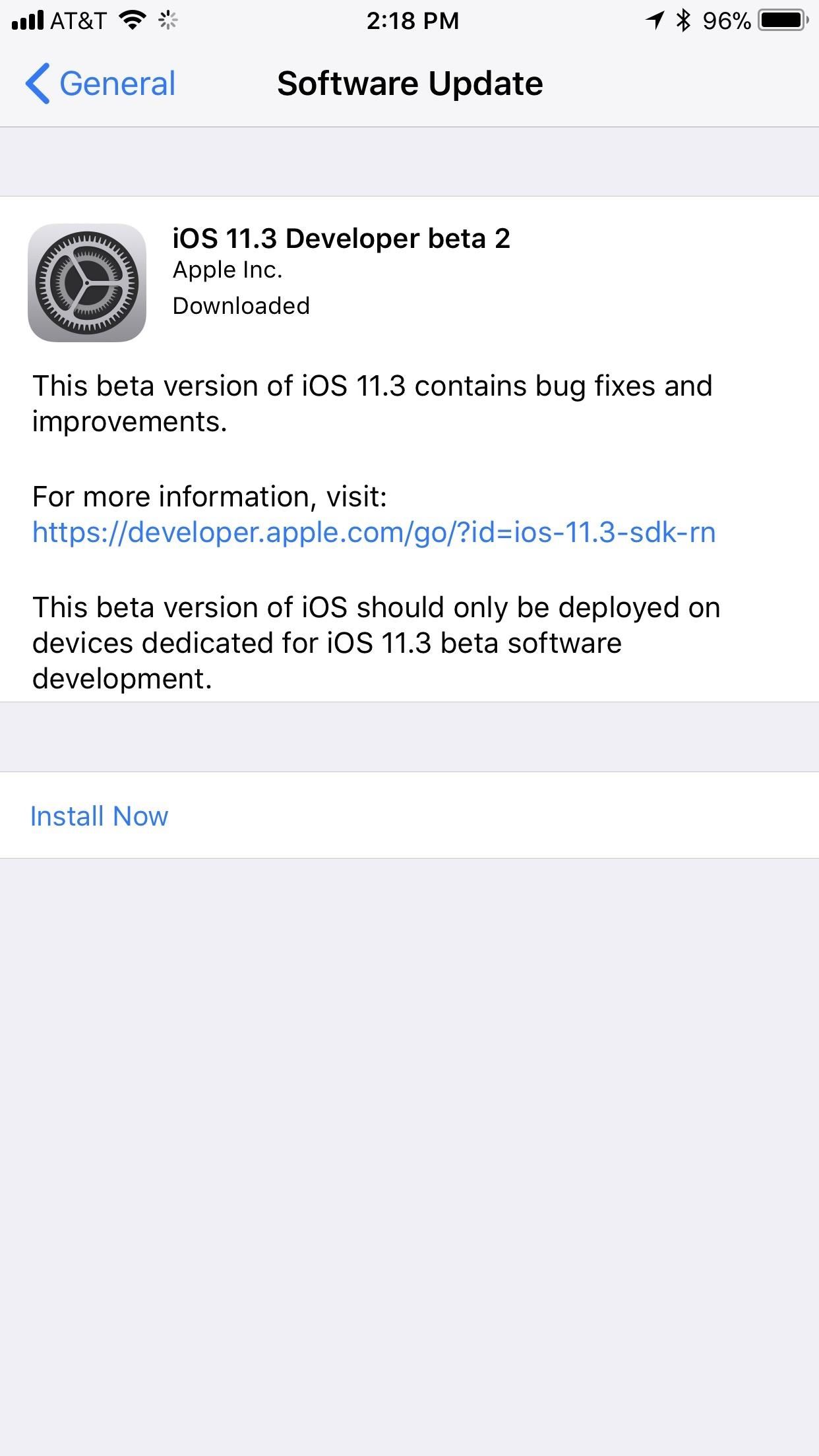 iOS 11.3 Beta 2 Released, Includes Battery Health Information & Controls