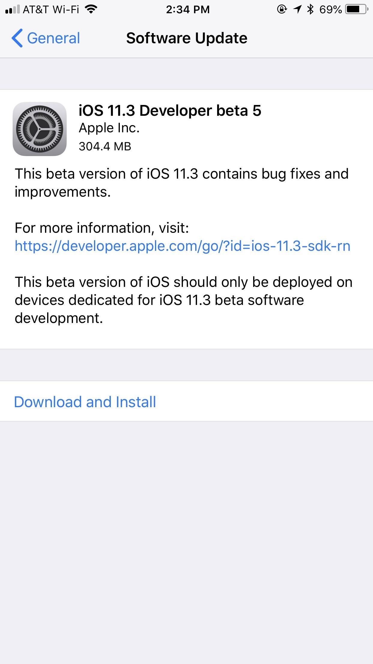 iOS 11.3 Beta 5 Released with Mostly Under-the-Hood Improvements