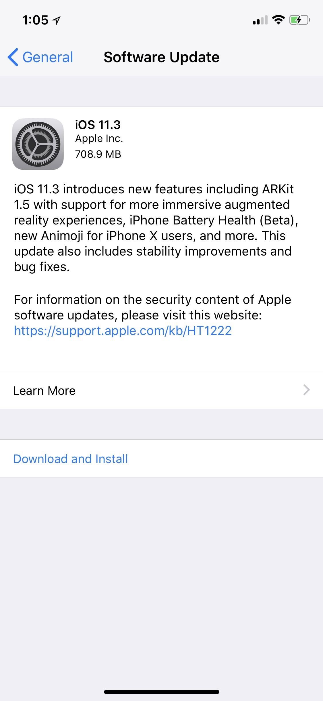 iOS 11.3 Released with Battery Health Tools for iPhones, Health Records, New Animoji & More