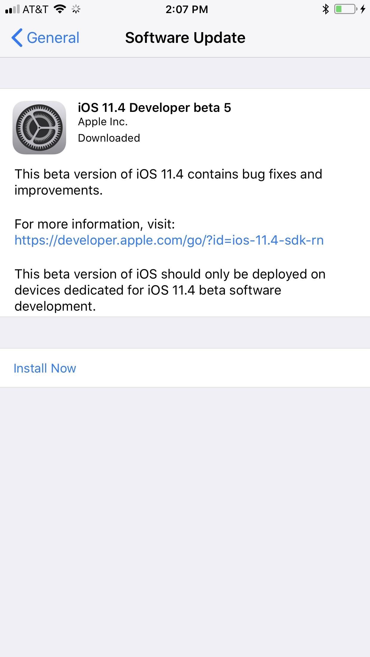 iOS 11.4 Beta 5 Released for iPhones with Under-the-Hood Improvements