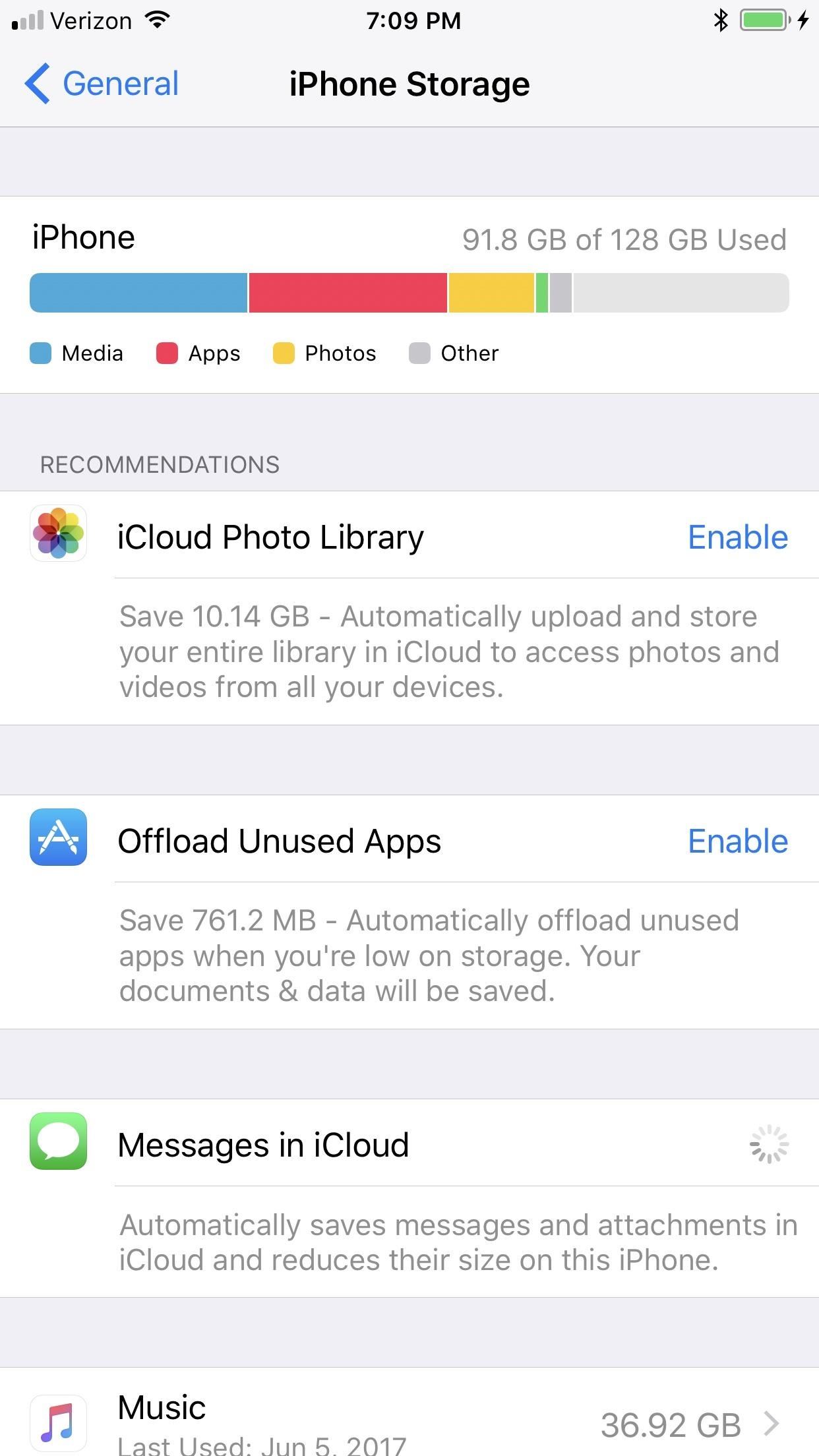 iOS 11 Just Upgraded the iPhone's Storage Management System with More Features