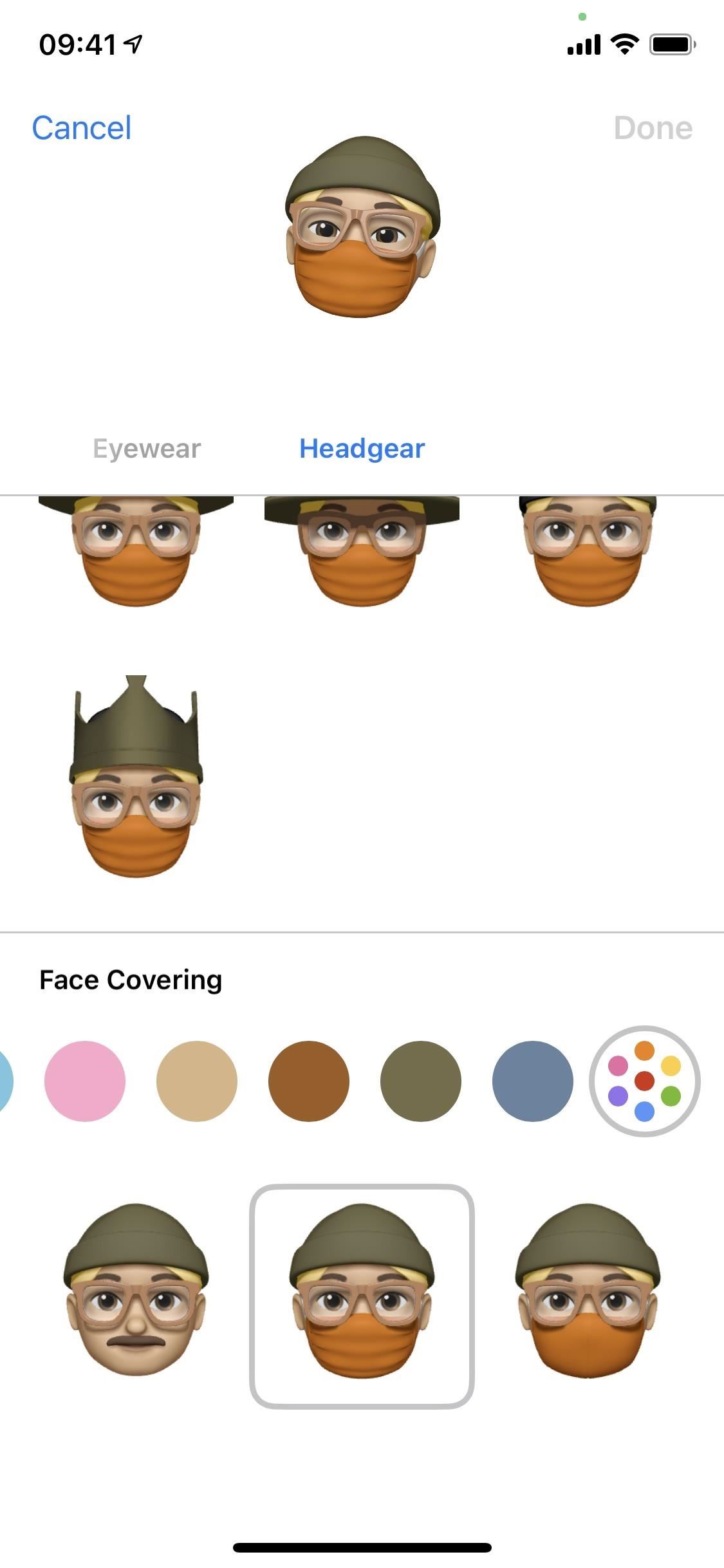 iOS 14 Lets Your Memoji Wear Surgical Masks & Cloth Face Coverings of Any Color