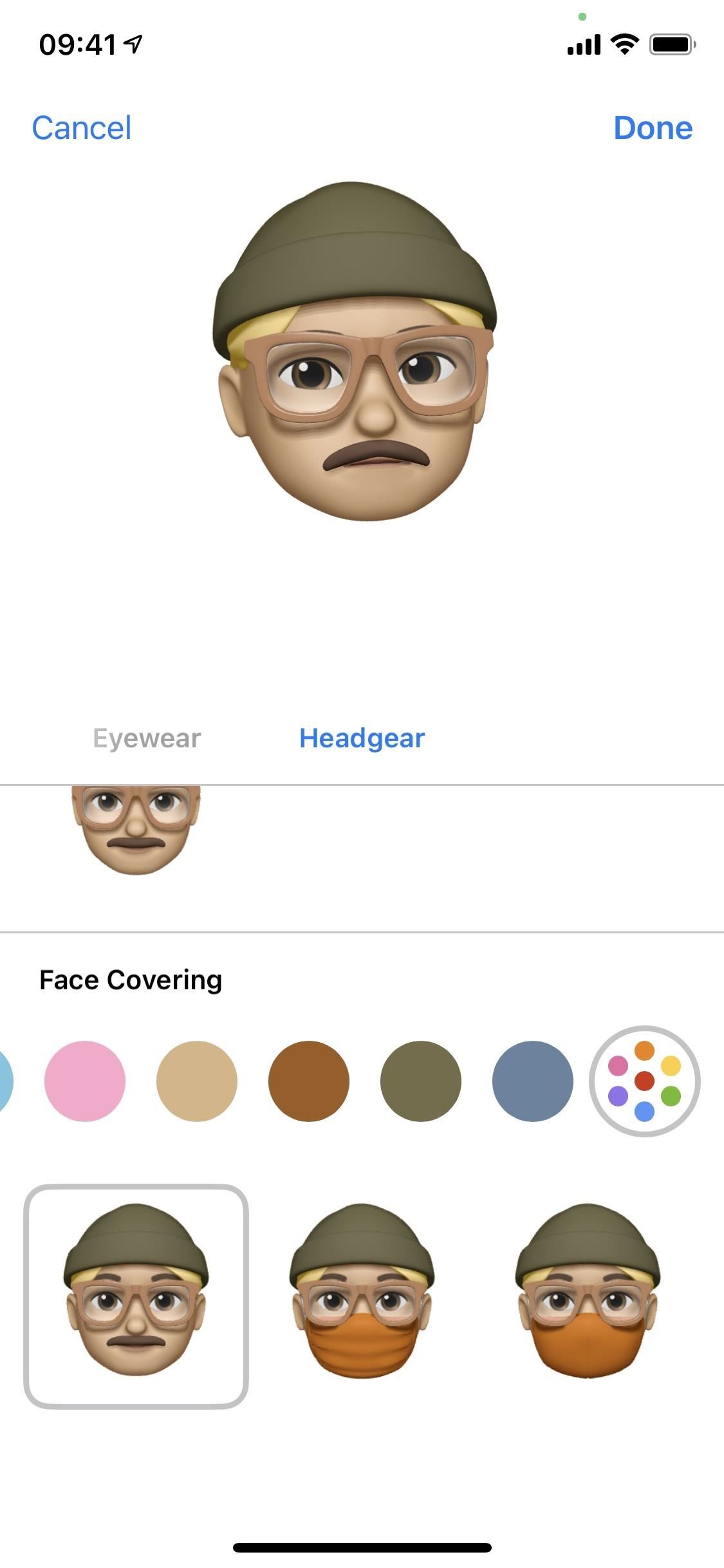 iOS 14 Lets Your Memoji Wear Surgical Masks & Cloth Face Coverings of Any Color