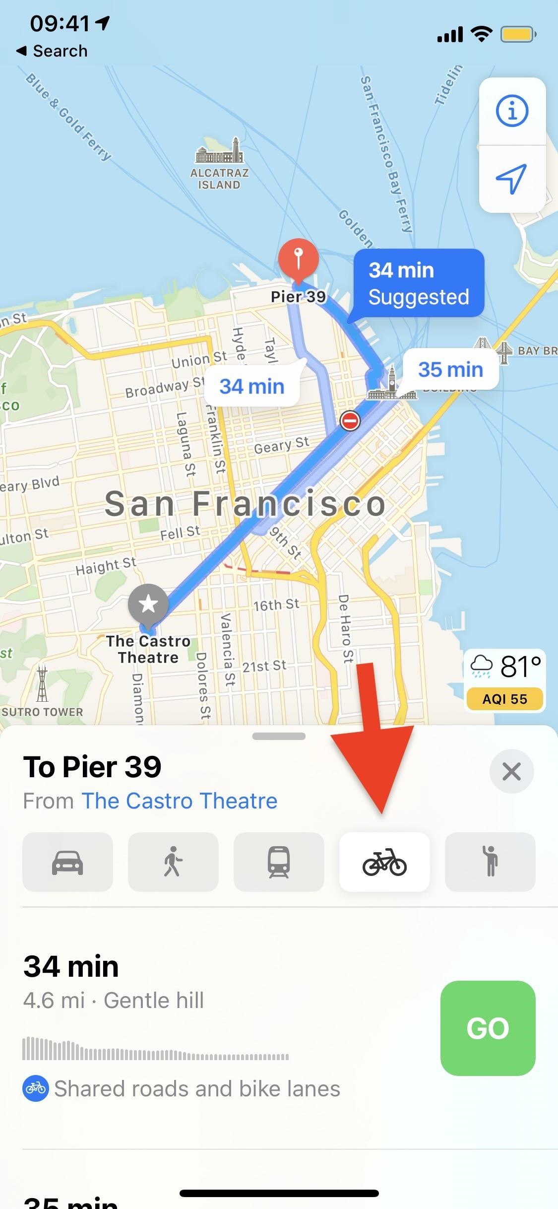 iOS 14 Makes Biking City Roads Better & Safer with Cycling Routes in Apple Maps