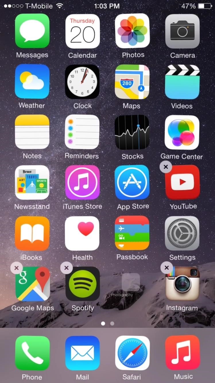 iOS 8 Glitch Lets You Hide Stock Apps Without Jailbreaking Your iPhone