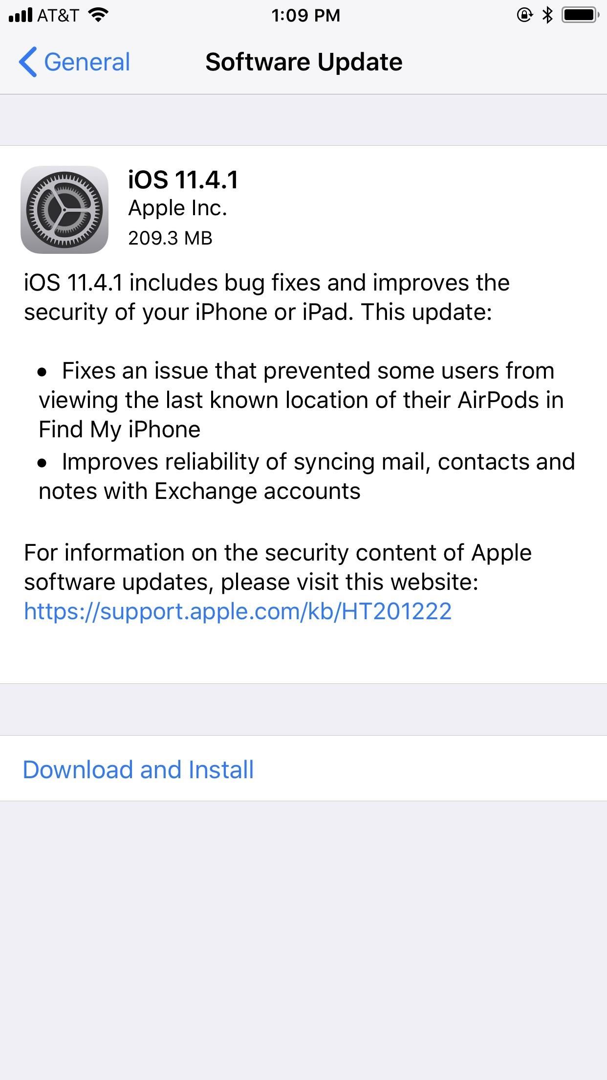 Just Released: iOS 11.4.1 for iPhones Includes More Secure USB Restricted Mode, Bug Fixes & Improvements