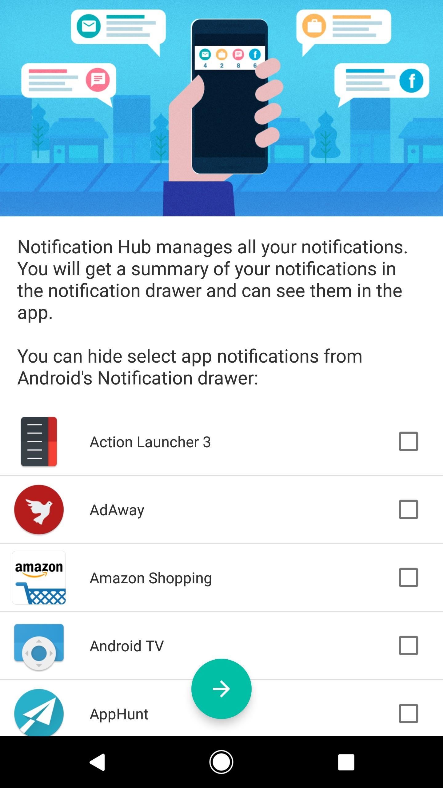 Keep Android's Notification Tray Clean & Clear with a Centralized Hub