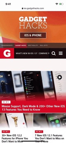 How to Keep Safari's Toolbars Hidden While Scrolling Webpages in iOS 13