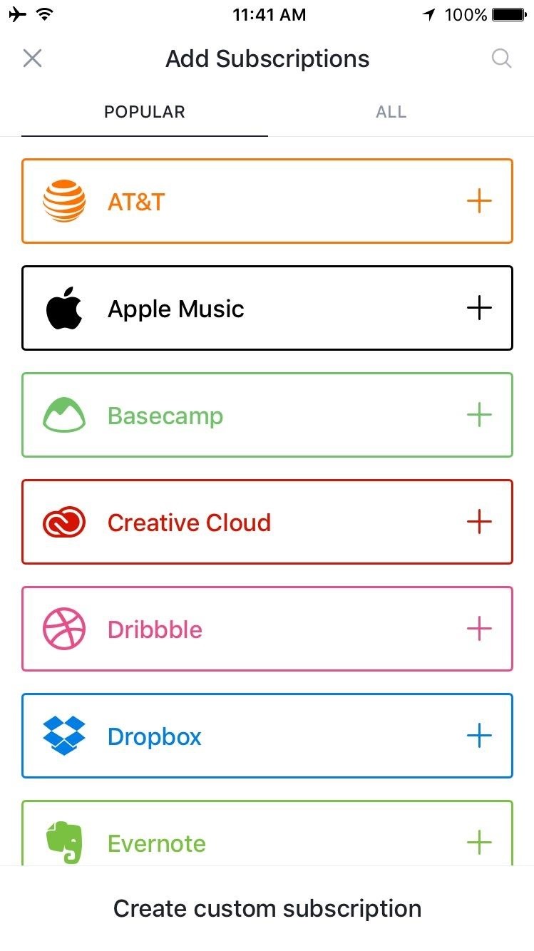 Keep Track of What You Spend on Spotify, Netflix, & Other Online Subscriptions Using Your iPhone