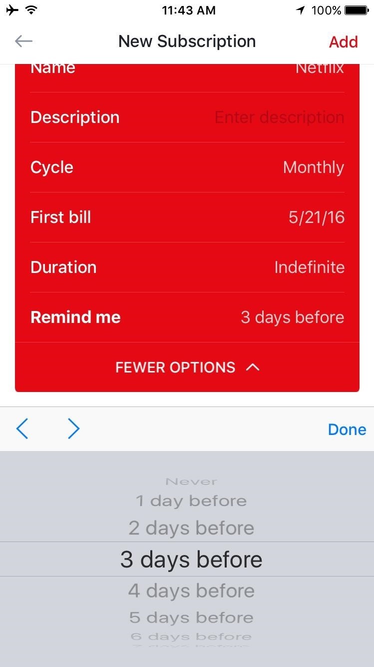 Keep Track of What You Spend on Spotify, Netflix, & Other Online Subscriptions Using Your iPhone