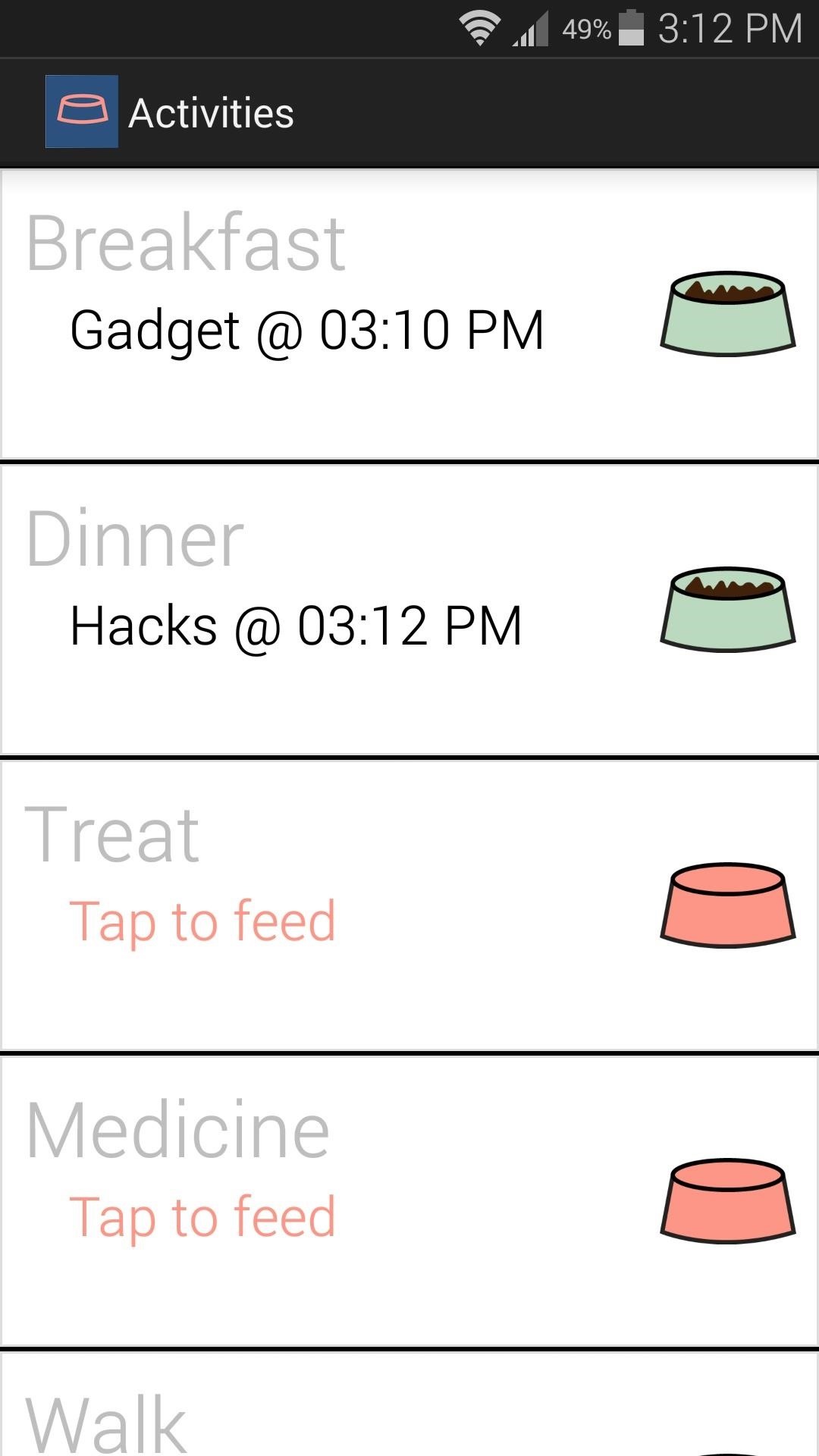 Keep Track of Your Pet's Daily Activities on Android