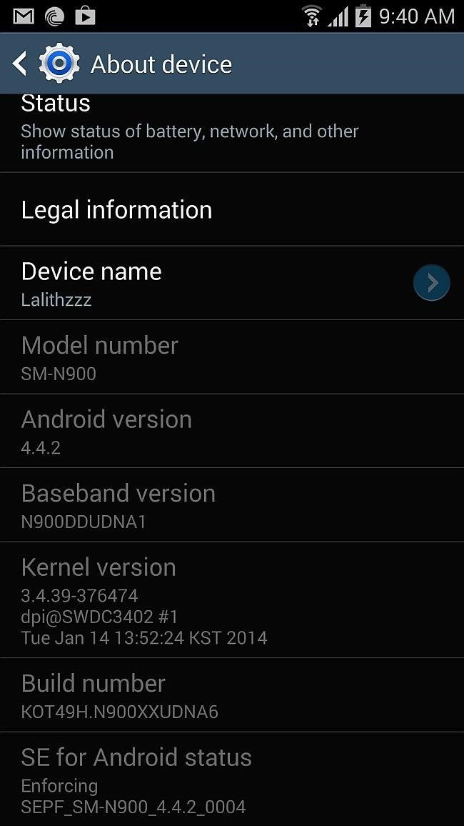 KitKat Rolling Out for the Samsung Galaxy Note 3