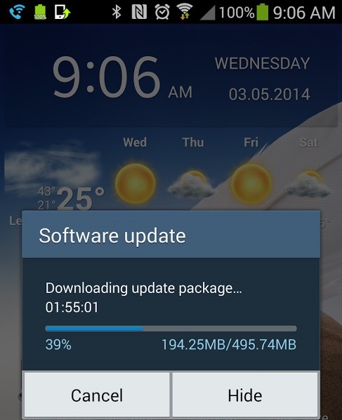 KitKat Update Rolling Out Right Now for the T-Mobile Samsung Galaxy Note 3