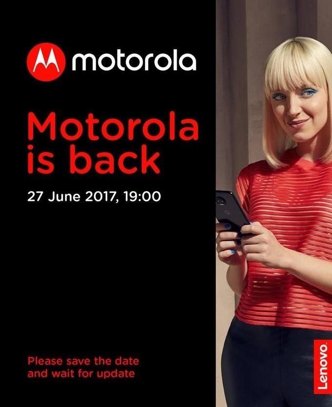 Lenovo Releases Image Hinting at Moto Z2 Announcement This Month