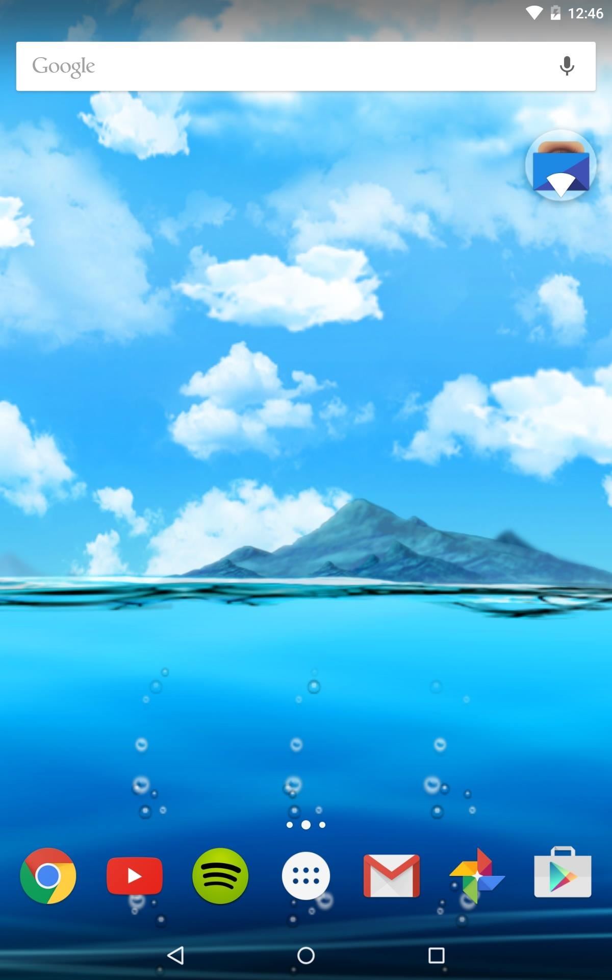 This Live Wallpaper Uses Ocean Water Levels to Display Your Android's Battery Life