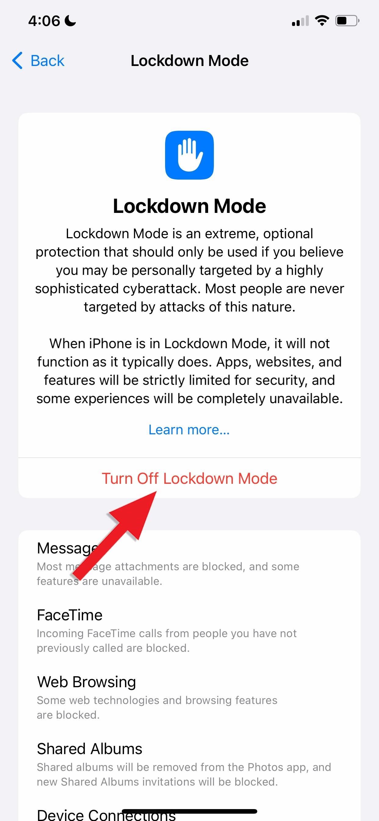 Lock Down Your iPhone for Protection Against Spyware and Other Targeted Cyberattacks