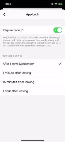 Lock Facebook Messenger Behind Face ID or Touch ID for Maximum Security