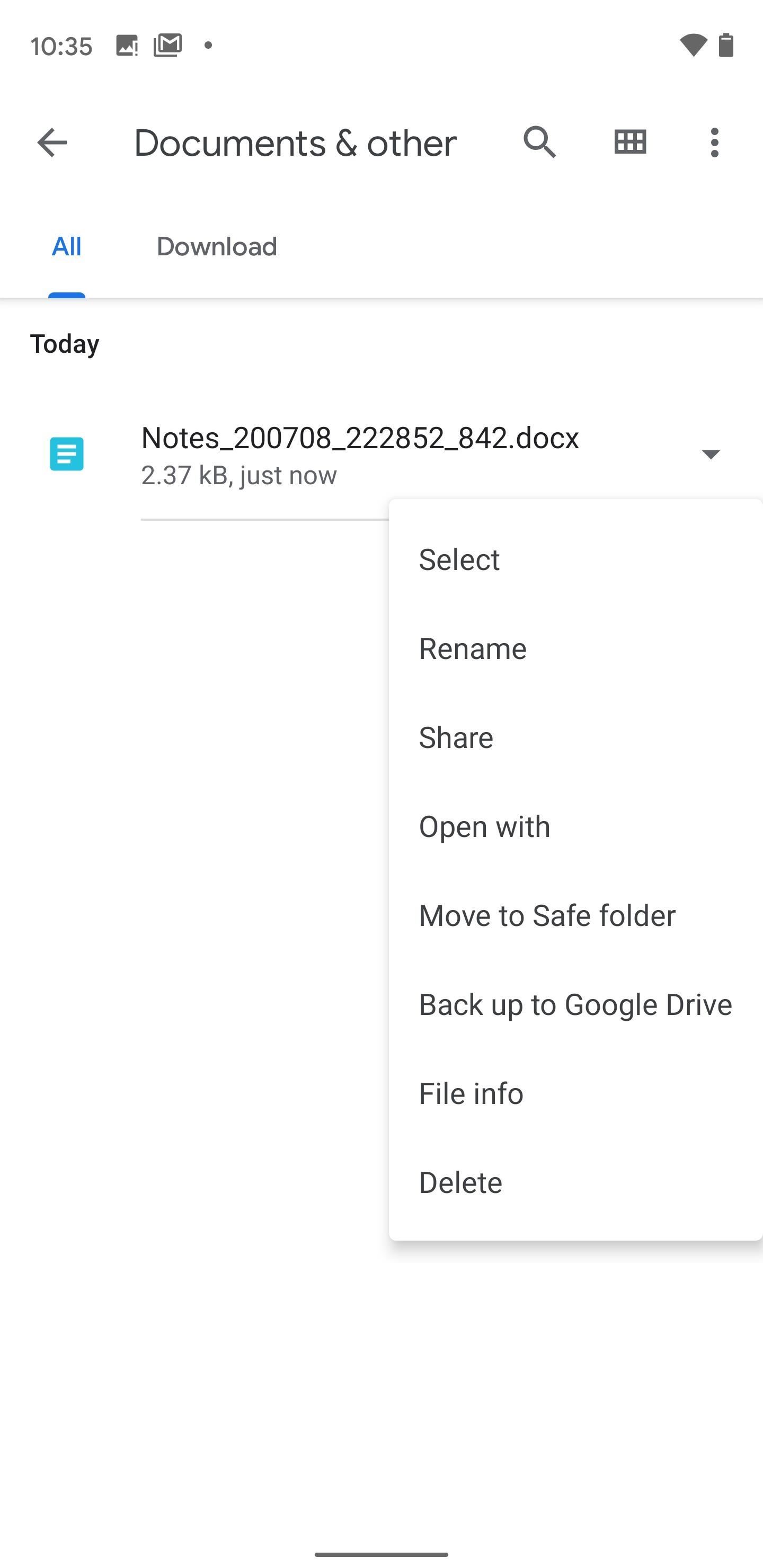 How to Lock Files in a Private Folder with the Files by Google App