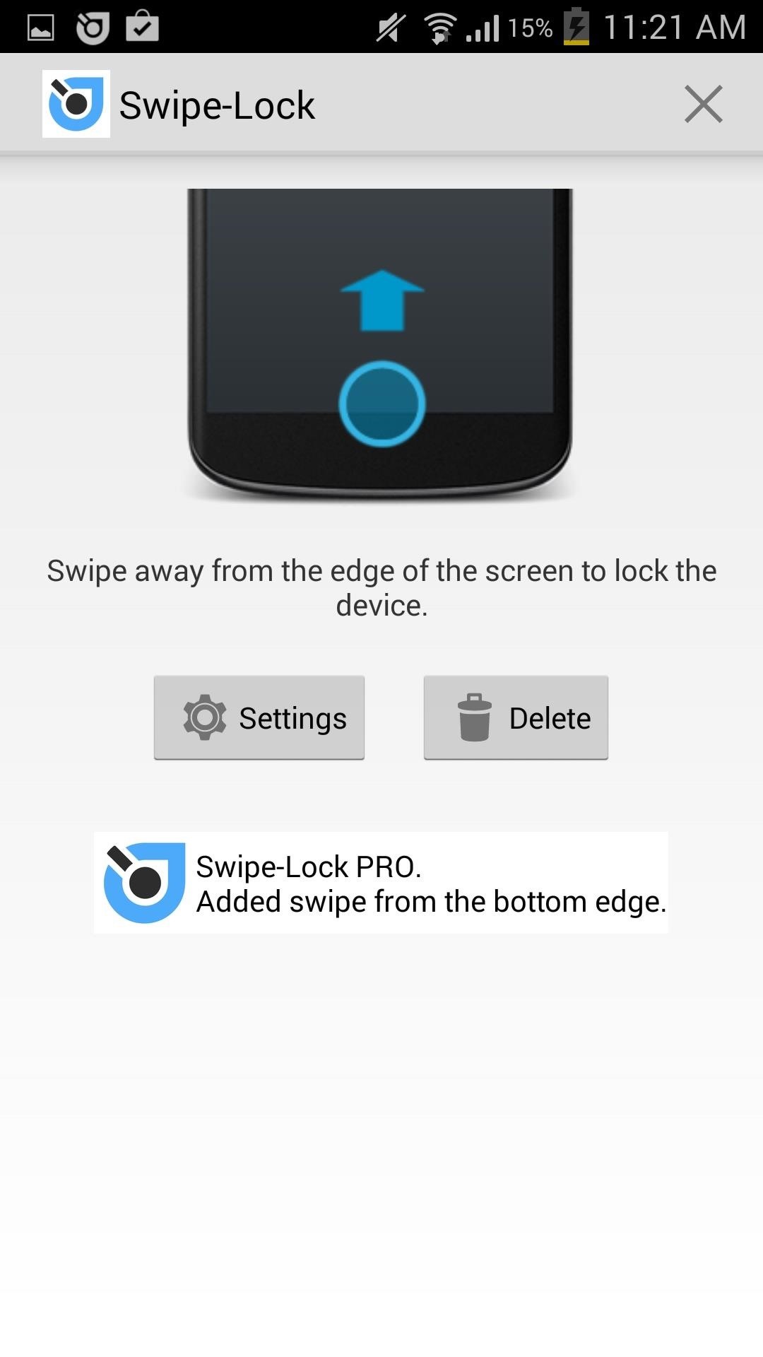 Lock Your Android Easier & Faster with Just a Swipe