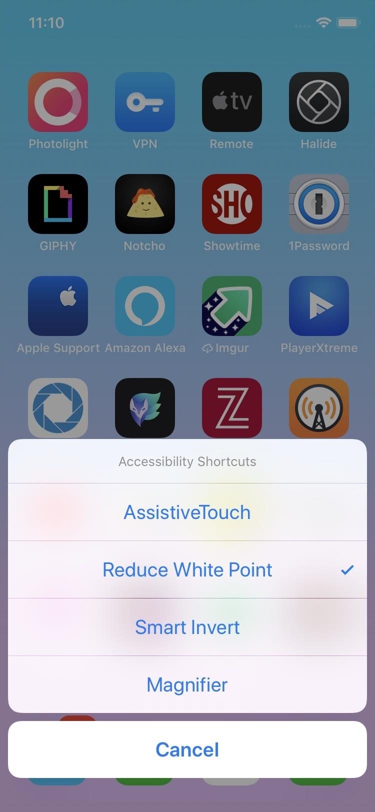 Lower Screen Brightness Below the Default Level on Your iPhone (Without Jailbreak)