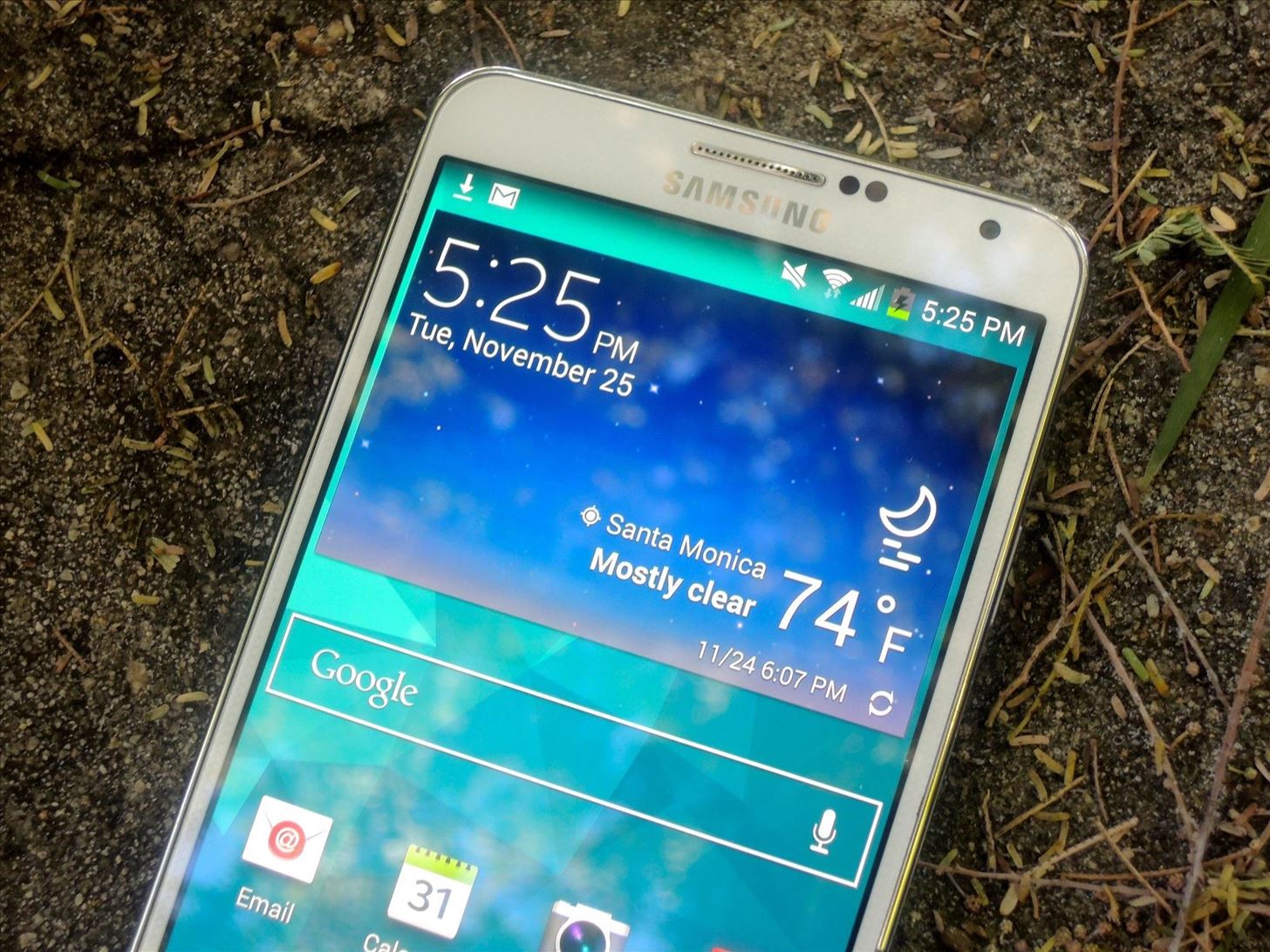 Make the AccuWeather Widget Transparent on Your Samsung Galaxy Note 3