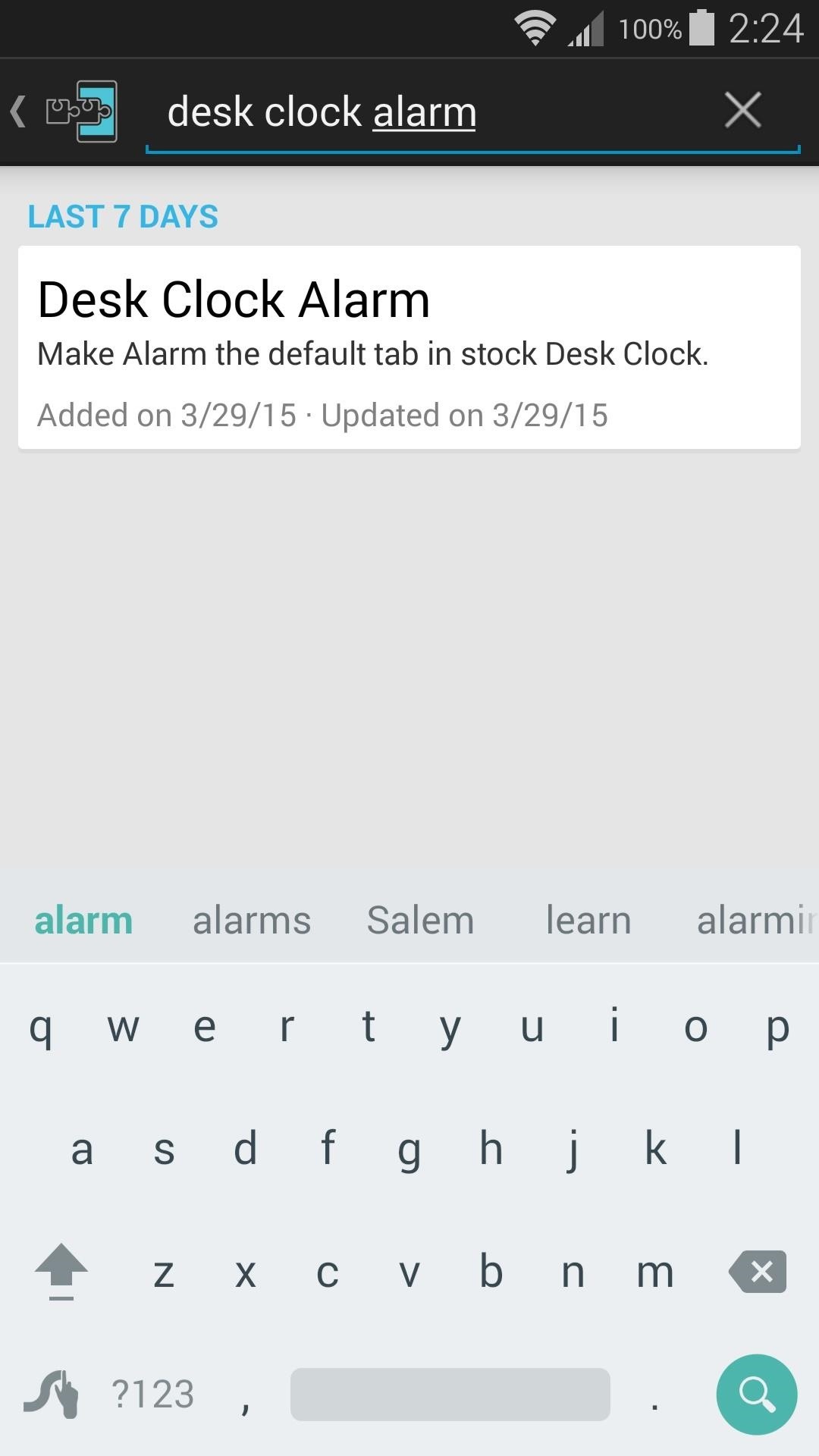 How to Make Android's Clock App Open Directly to the Alarm Tab