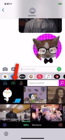 Make Animated Selfie Stickers on Your iPhone Using Giphy's New Keyboard Extension