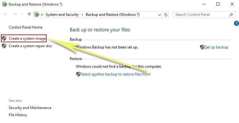 How to Make a Full System Image Backup on Windows 10